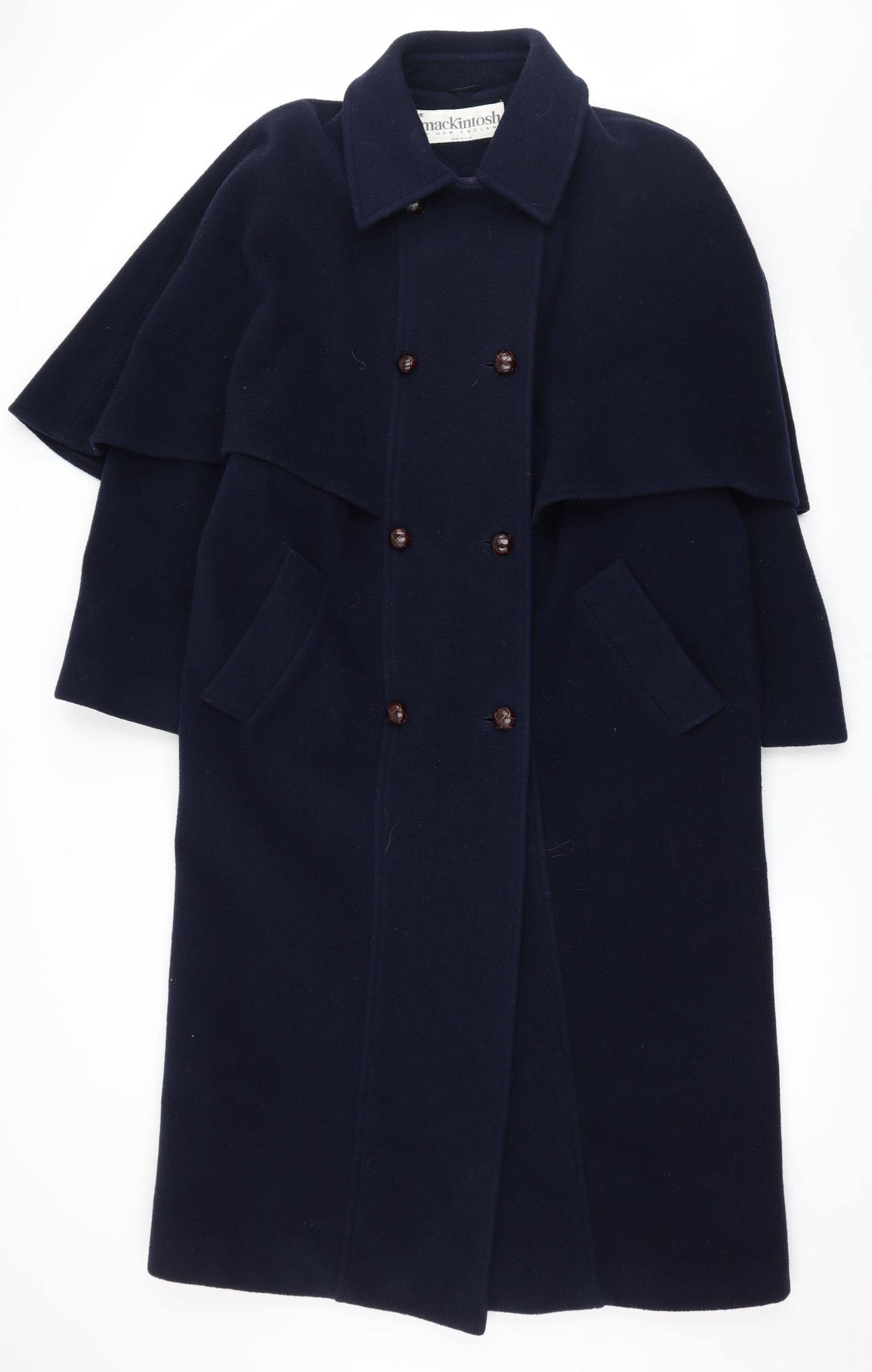 Mackintosh Womens Blue   Overcoat Coat Size 8