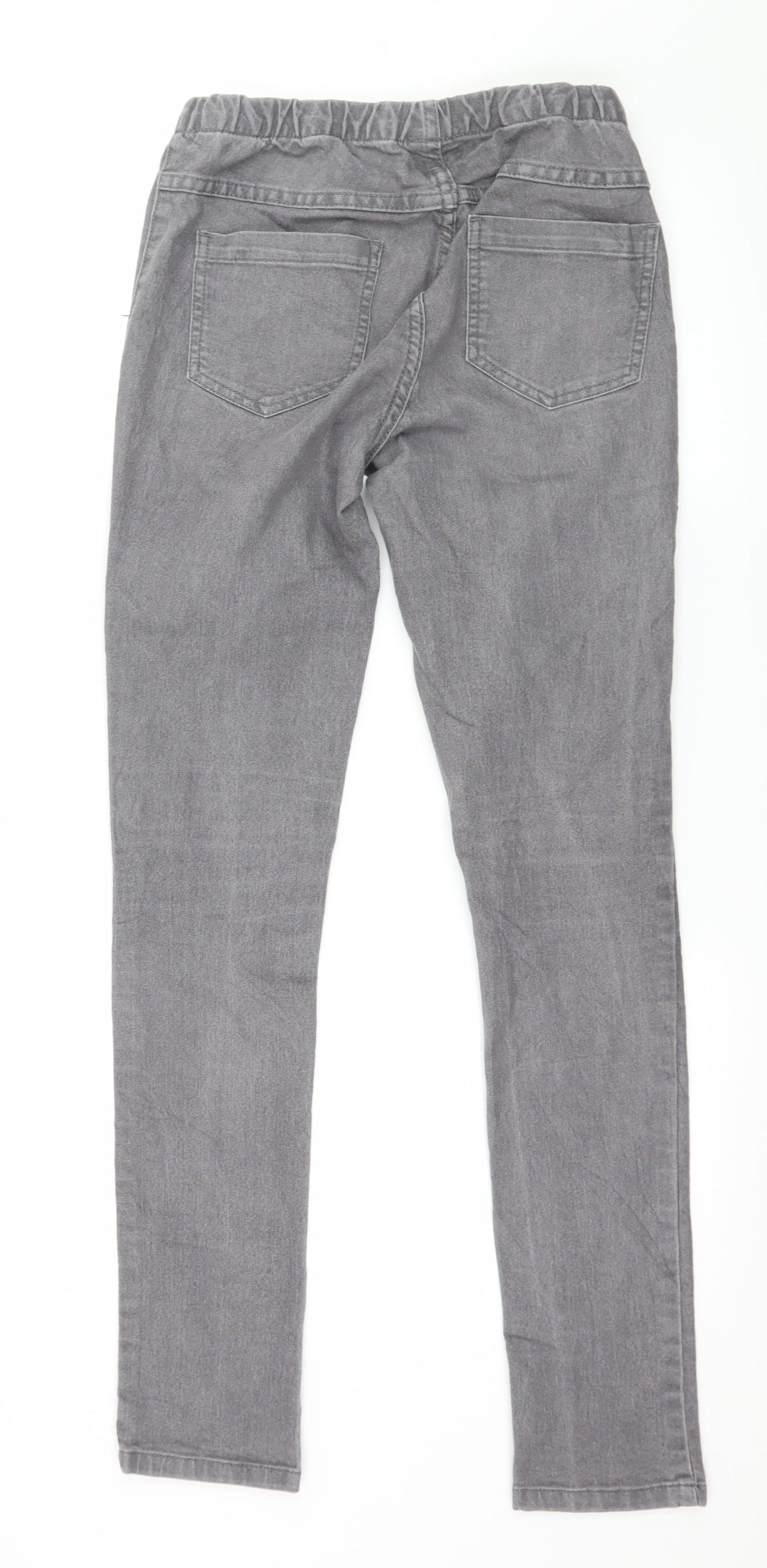 Pieces Womens Grey  Denim Jegging Jeans Size 30 in L30 in