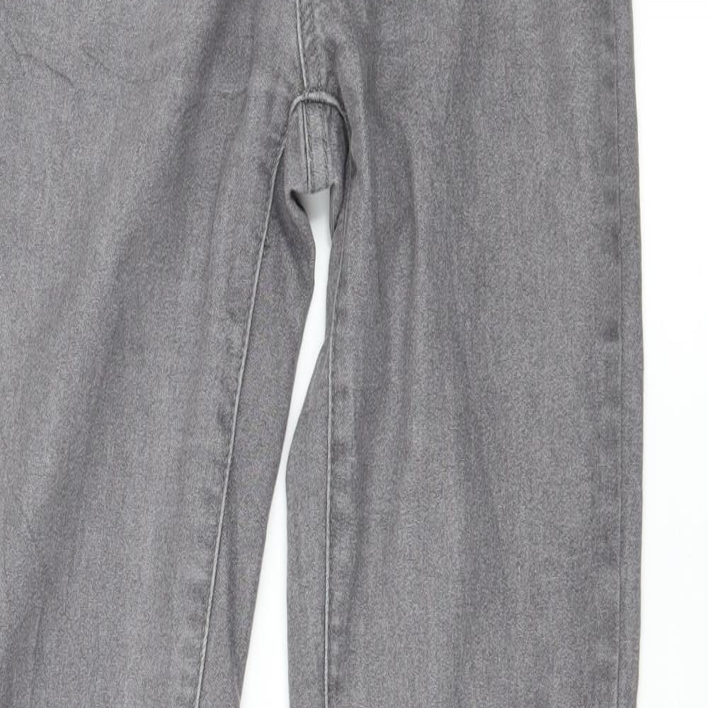 Pieces Womens Grey  Denim Jegging Jeans Size 30 in L30 in