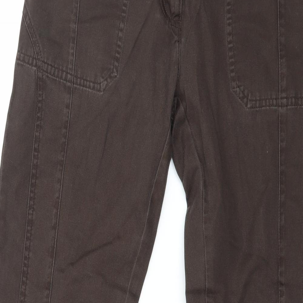 Ethel Austin Womens Brown   Trousers  Size 10 L28 in
