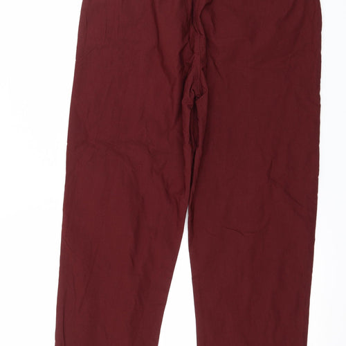 Preworn Womens Red   Trousers  Size 30 in L28 in