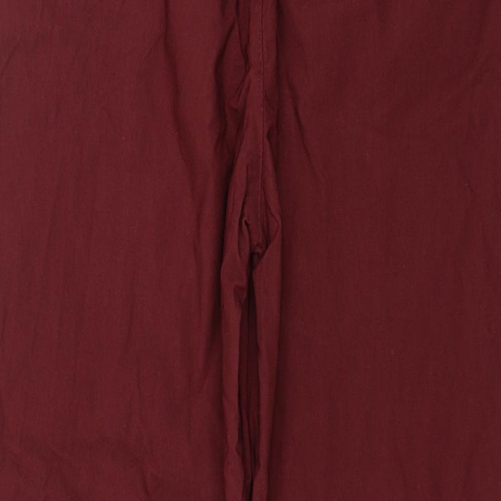 Preworn Womens Red   Trousers  Size 30 in L28 in