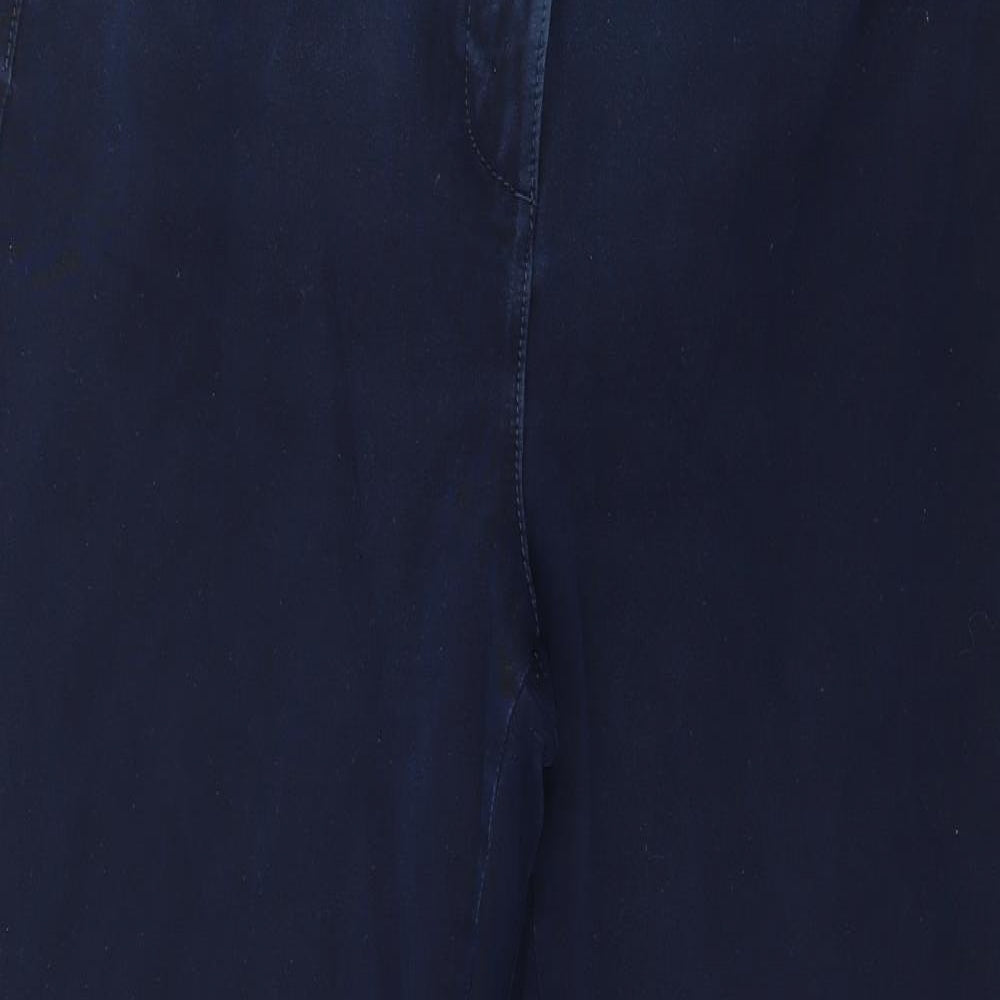 Marks and Spencer Womens Blue  Denim Straight Jeans Size 12 L27 in