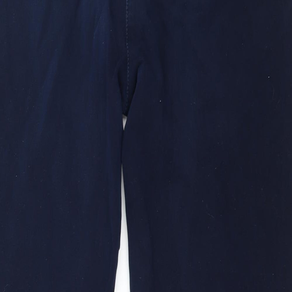 Marks and Spencer Womens Blue  Denim Straight Jeans Size 12 L27 in