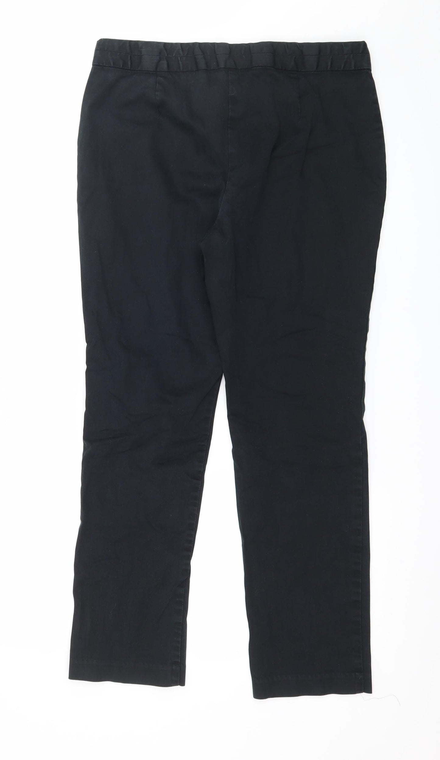 Marks and Spencer Womens Black   Trousers  Size 12 L27 in