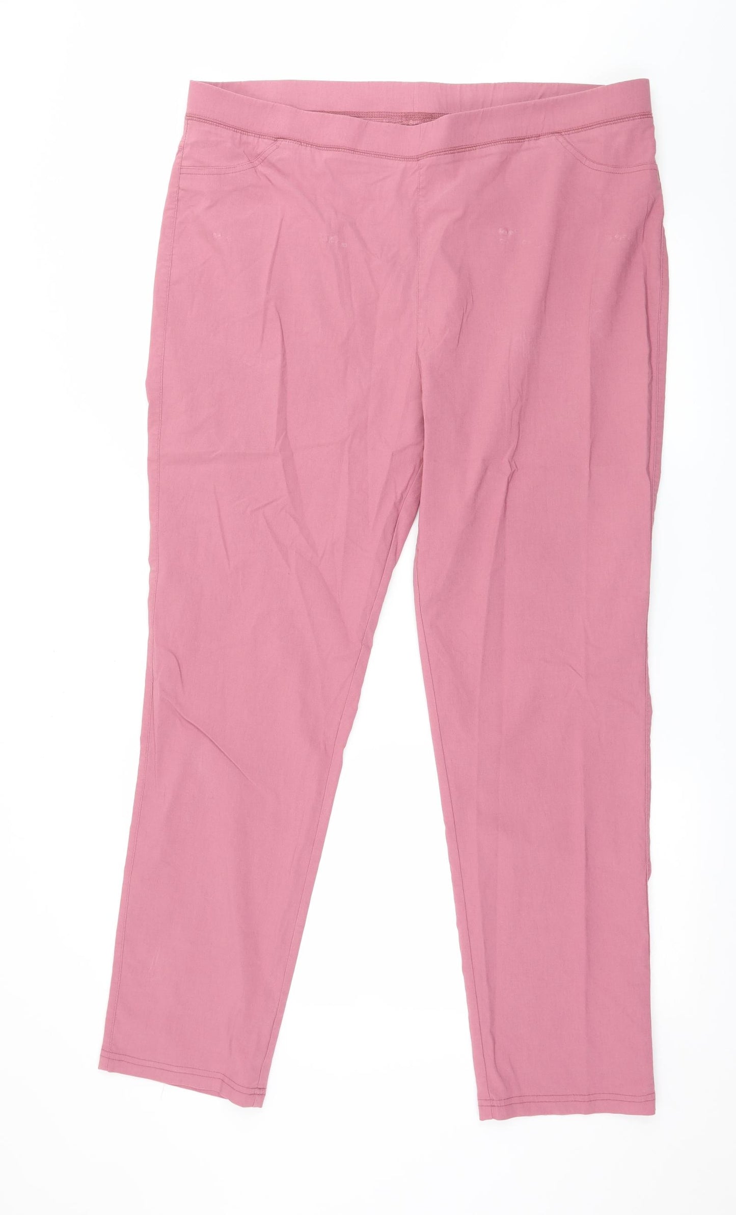 Classic Womens Pink   Capri Leggings Size 20 L29 in