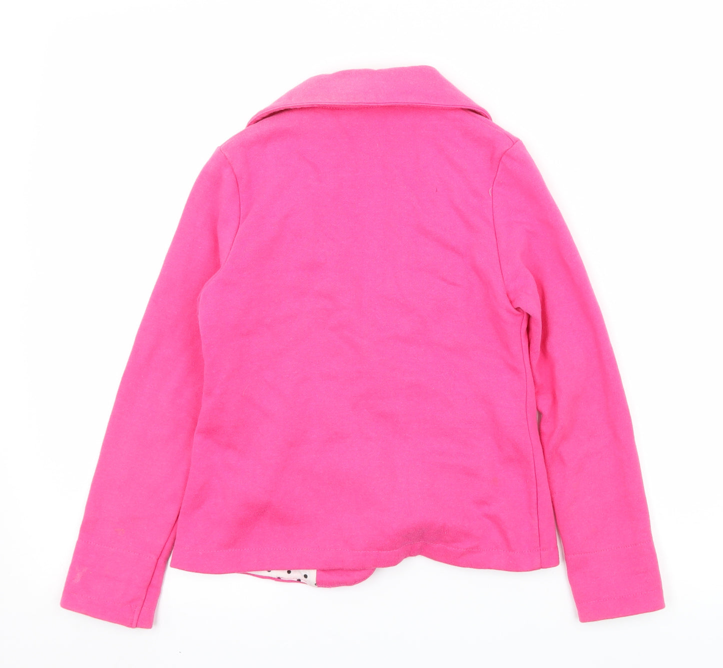 Young Dimension Girls Pink  Jersey Jacket Blazer Size 7-8 Years