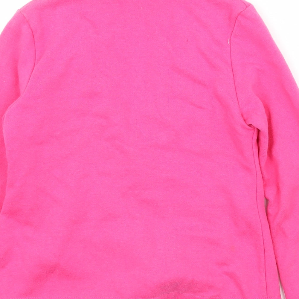 Young Dimension Girls Pink  Jersey Jacket Blazer Size 7-8 Years