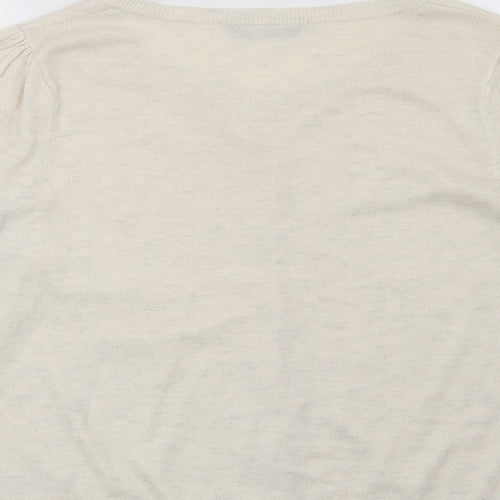 Dorothy Perkins Womens Beige   Cardigan Jumper Size 14