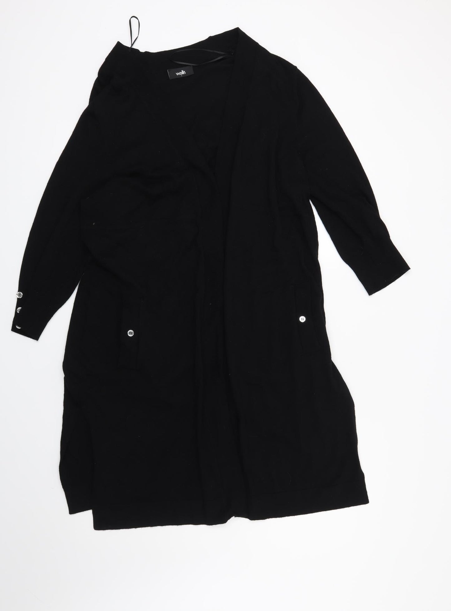 Wallis Womens Black   Cardigan Jumper Size L
