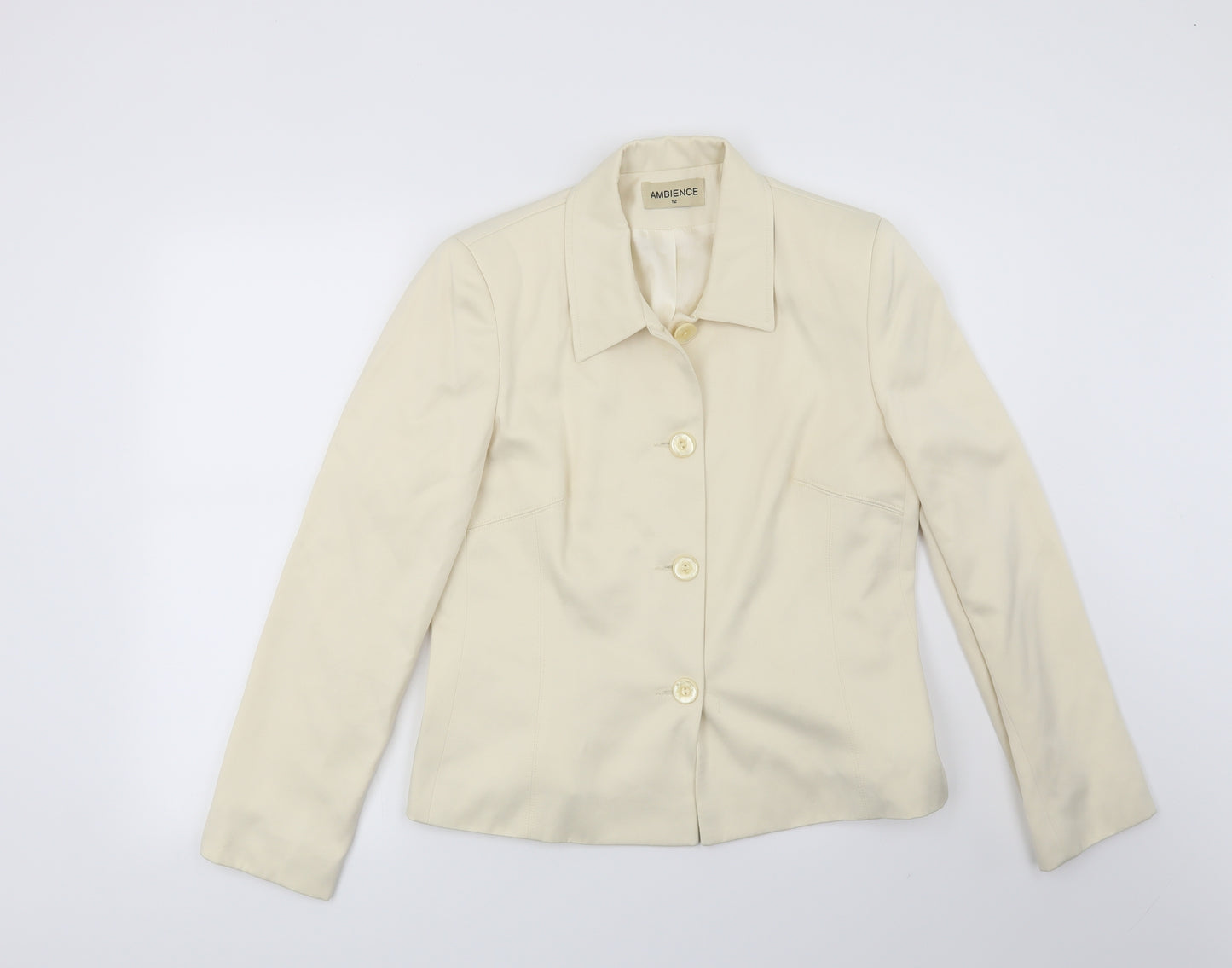 Ambience Womens Beige   Jacket  Size 12