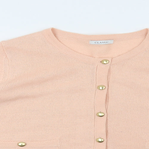 Marks and Spencer Womens Orange   Cardigan Jumper Size 20