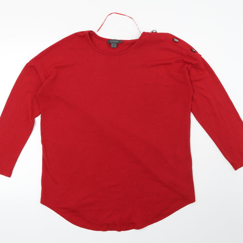 Primark Womens Red   Pullover Sweatshirt Size 10