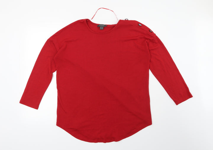 Primark Womens Red   Pullover Sweatshirt Size 10
