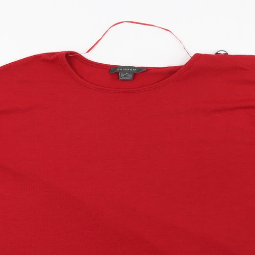 Primark Womens Red   Pullover Sweatshirt Size 10