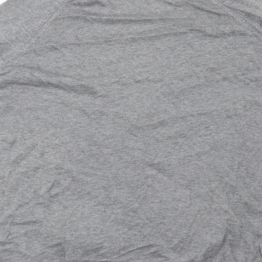 H&M Womens Grey   Cardigan Jumper Size M