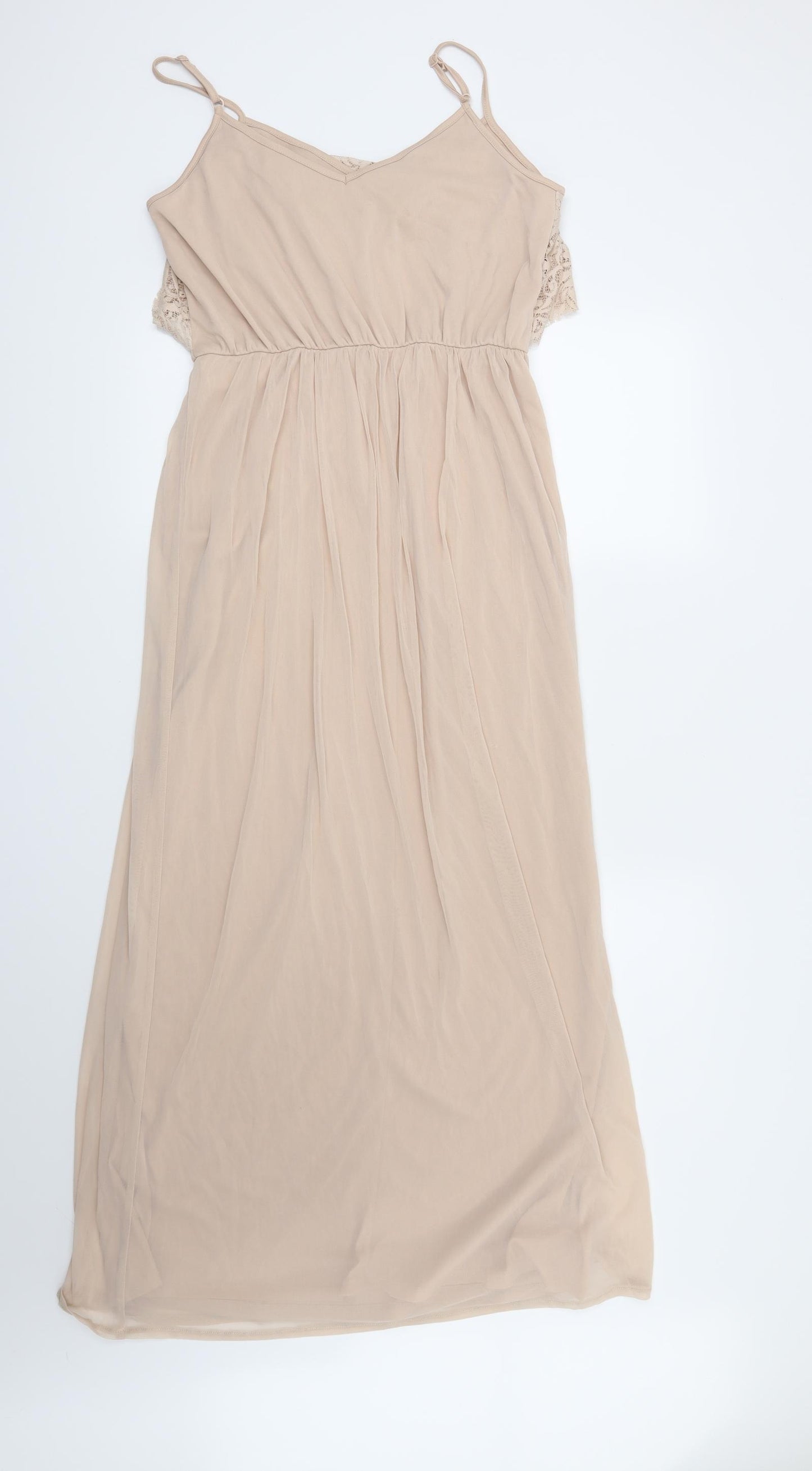 Miss Selfridge Womens Pink Floral  Maxi  Size 12