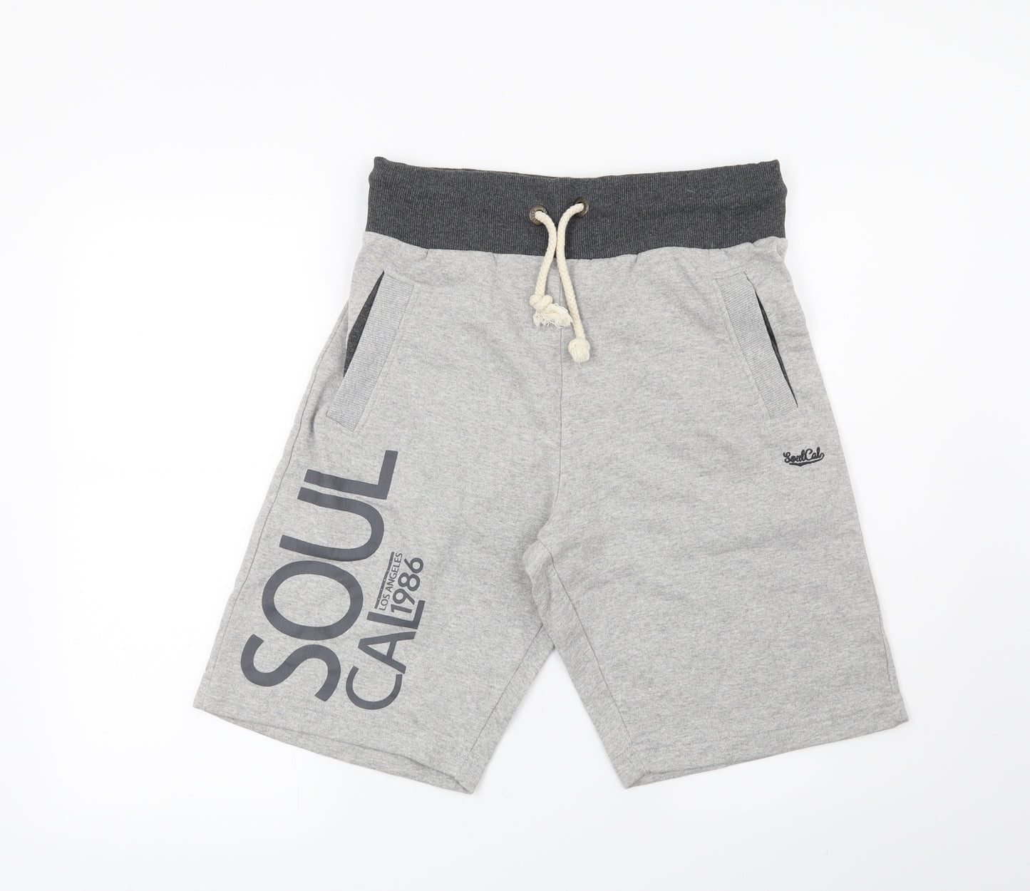 SoulCal&Co Mens Grey   Sweat Shorts Size M