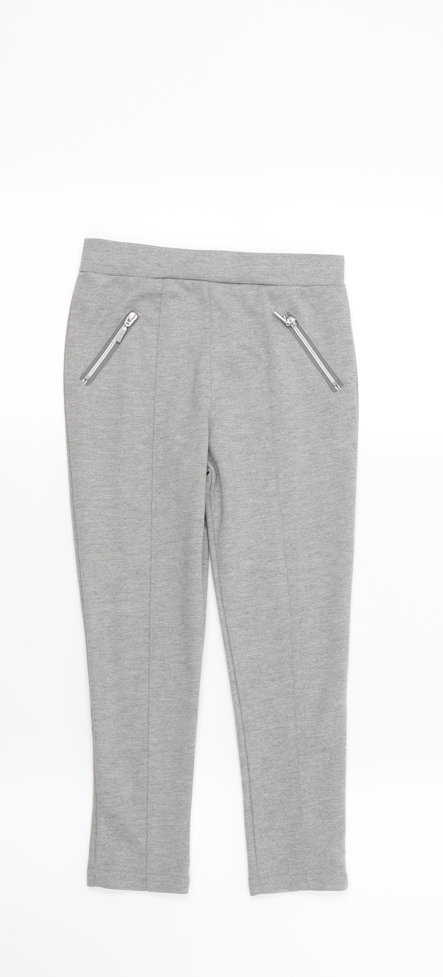 Primark Girls Grey   Capri Trousers Size 5-6 Years