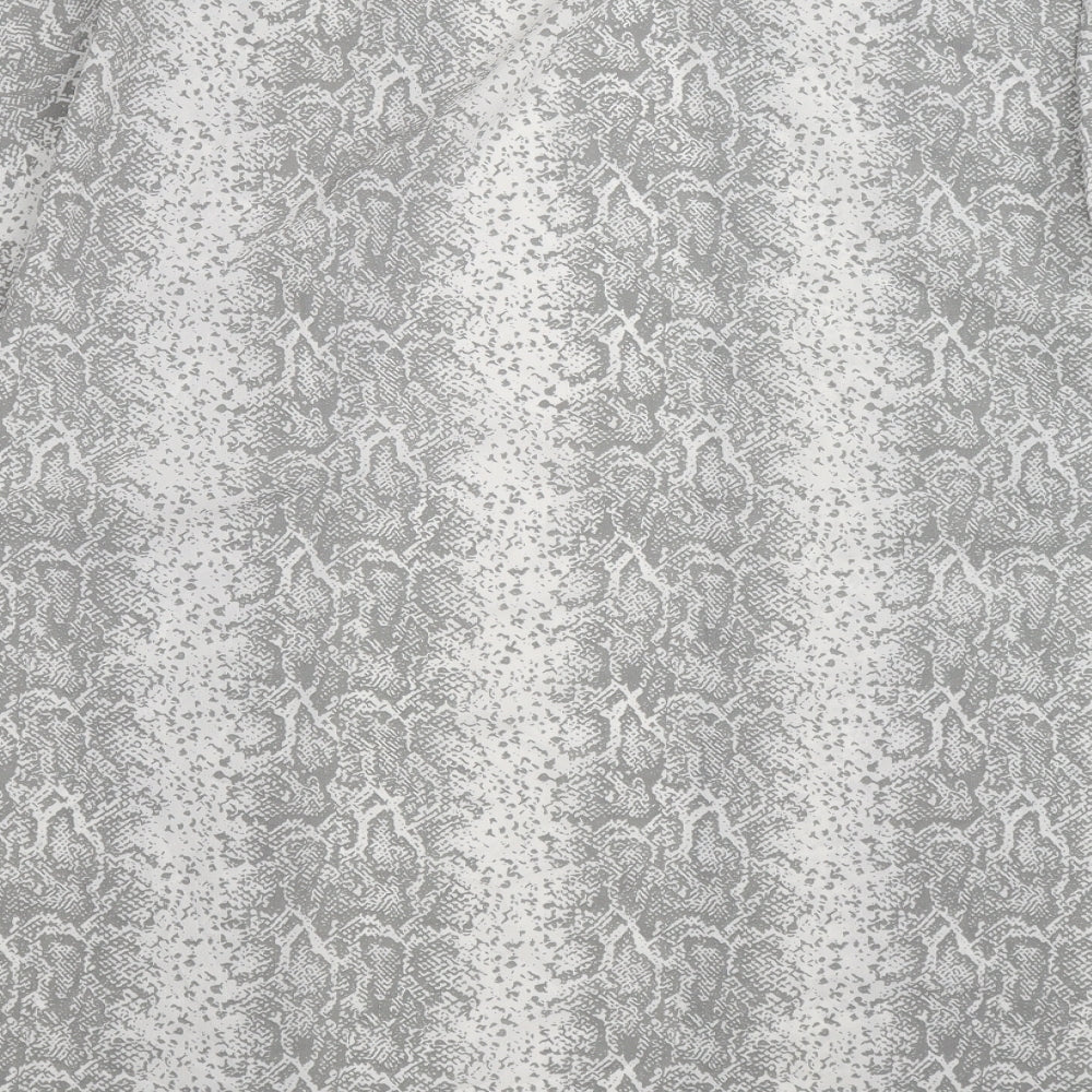 ASOS Womens Multicoloured Animal Print  Basic Blouse Size 14