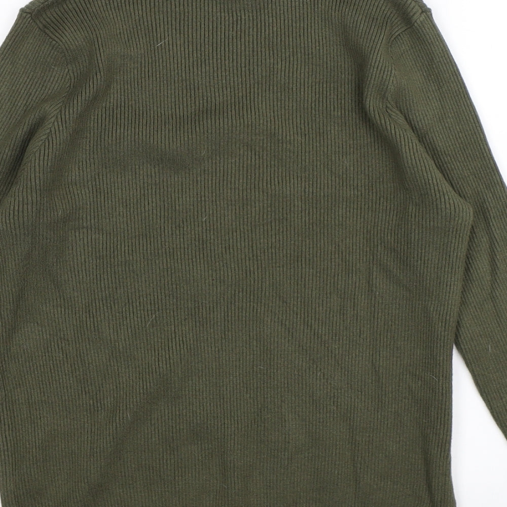 TU Womens Green  Knit Pullover Jumper Size 22