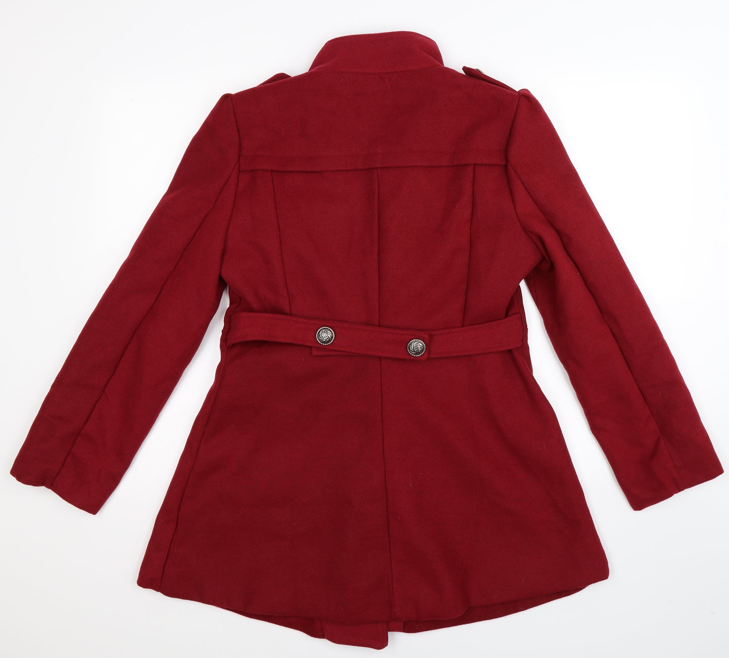 Vicabo Womens Red   Pea Coat Coat Size L