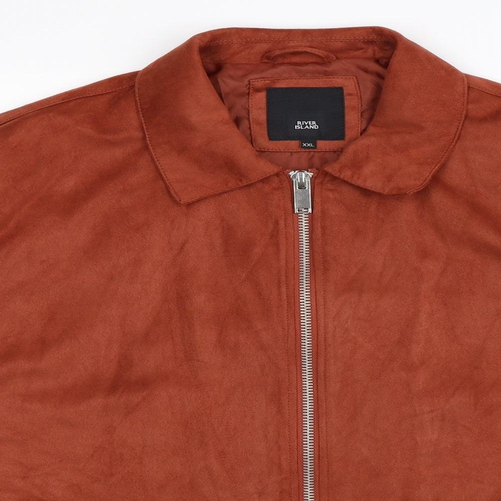 River Island Mens Brown   Jacket  Size 2XL
