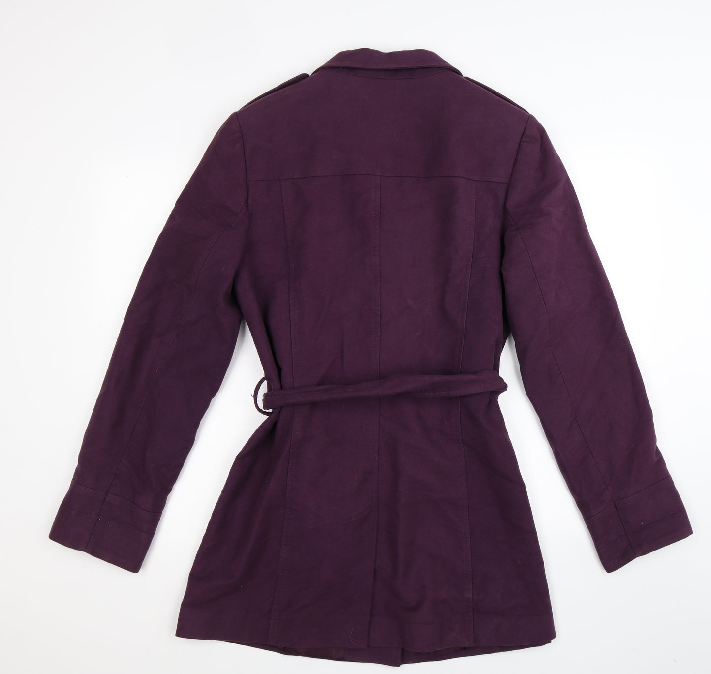 Long Tall Sally Womens Purple   Pea Coat Coat Size 14