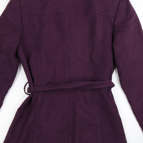 Long Tall Sally Womens Purple   Pea Coat Coat Size 14