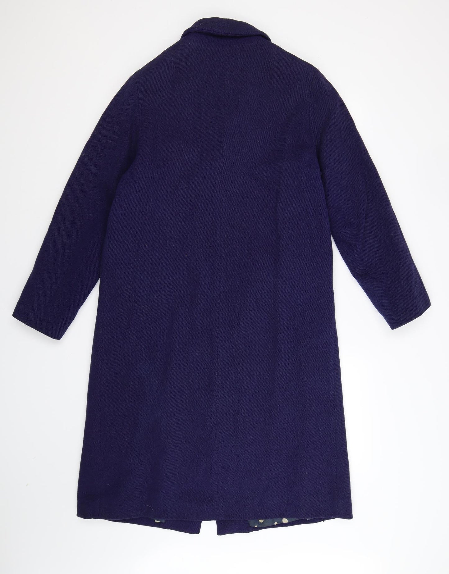 Preworn Womens Blue   Overcoat Coat Size 16