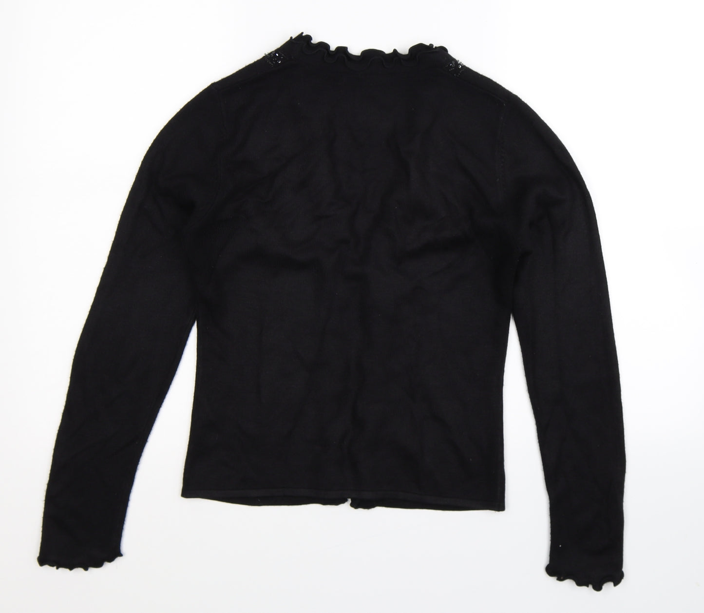 George Womens Black  Knit Cardigan Jumper Size 8