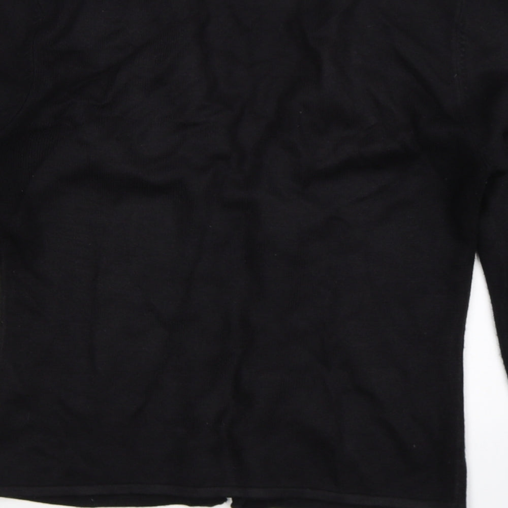George Womens Black  Knit Cardigan Jumper Size 8