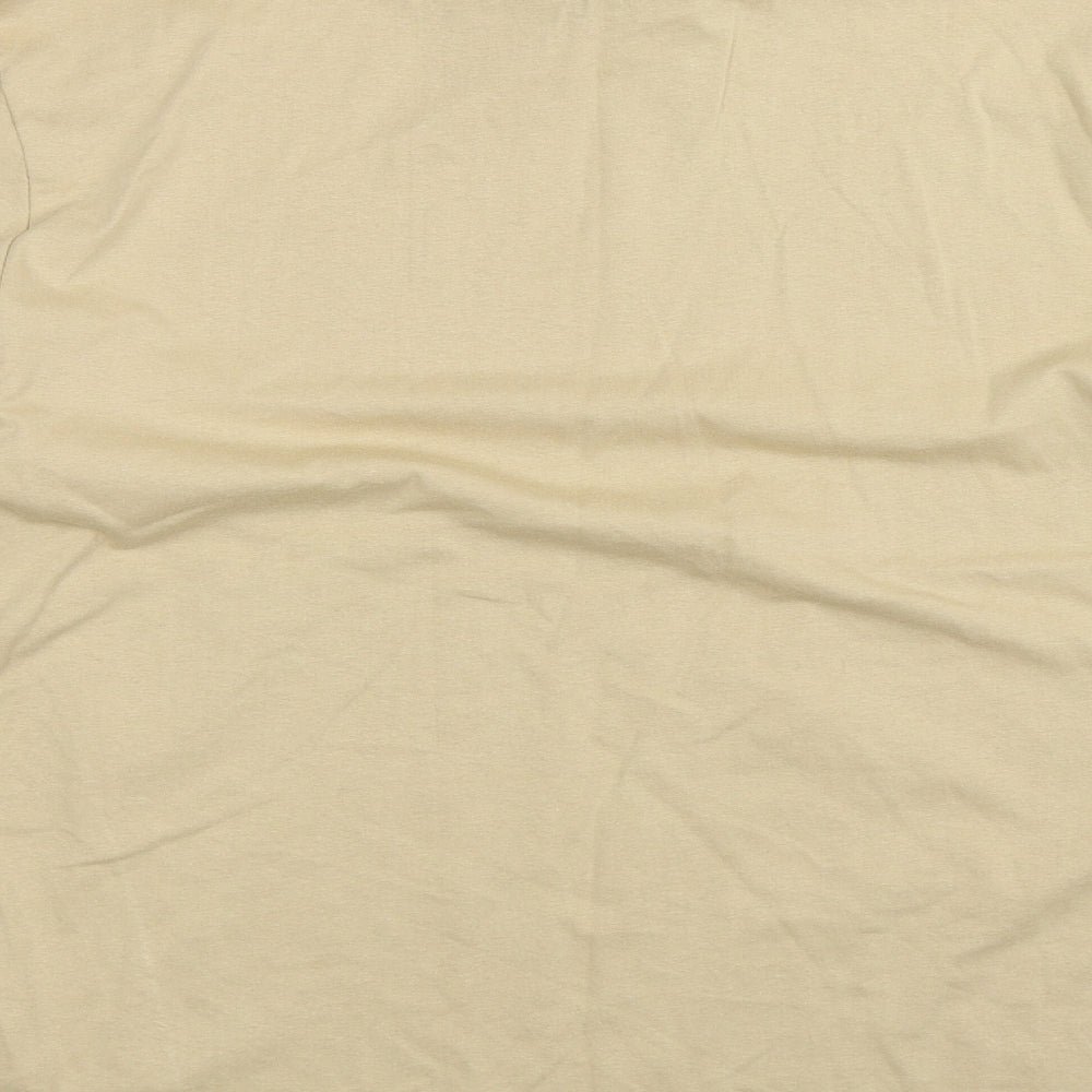 Atlas Mens Beige    T-Shirt Size M