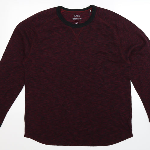 Easy Mens Brown   Pullover Jumper Size XL