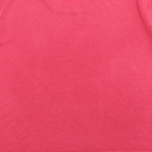 Marks and Spencer Womens Pink  Knit Pullover Jumper Size 16