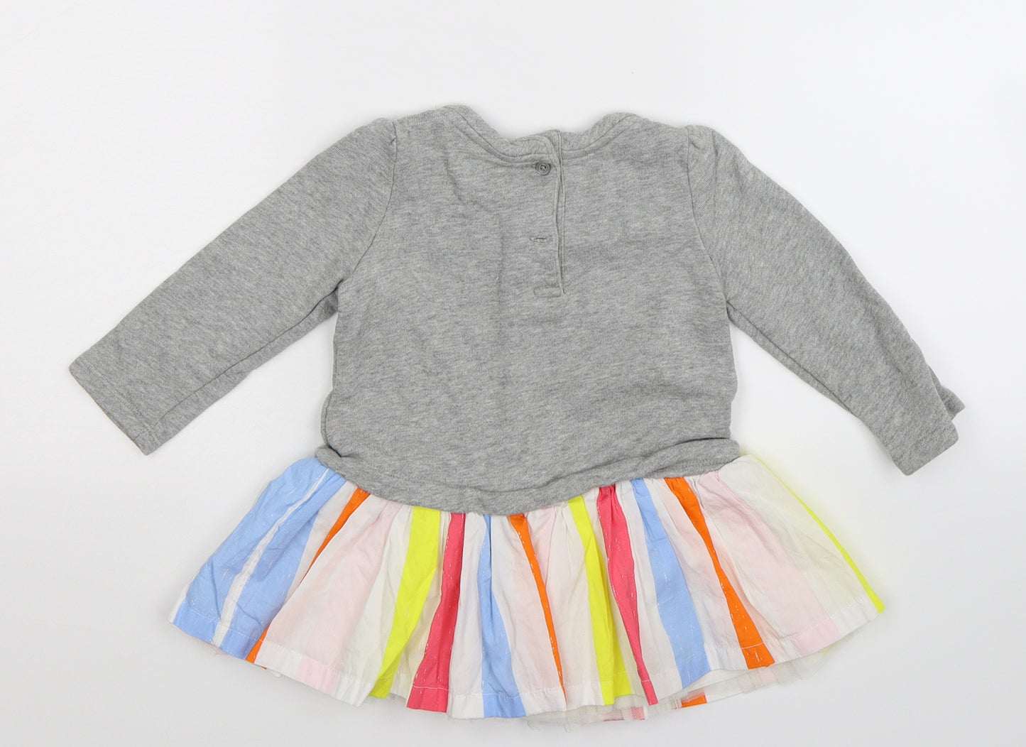 Gap Girls Grey   Fit & Flare  Size 12-18 Months  - Dumbo