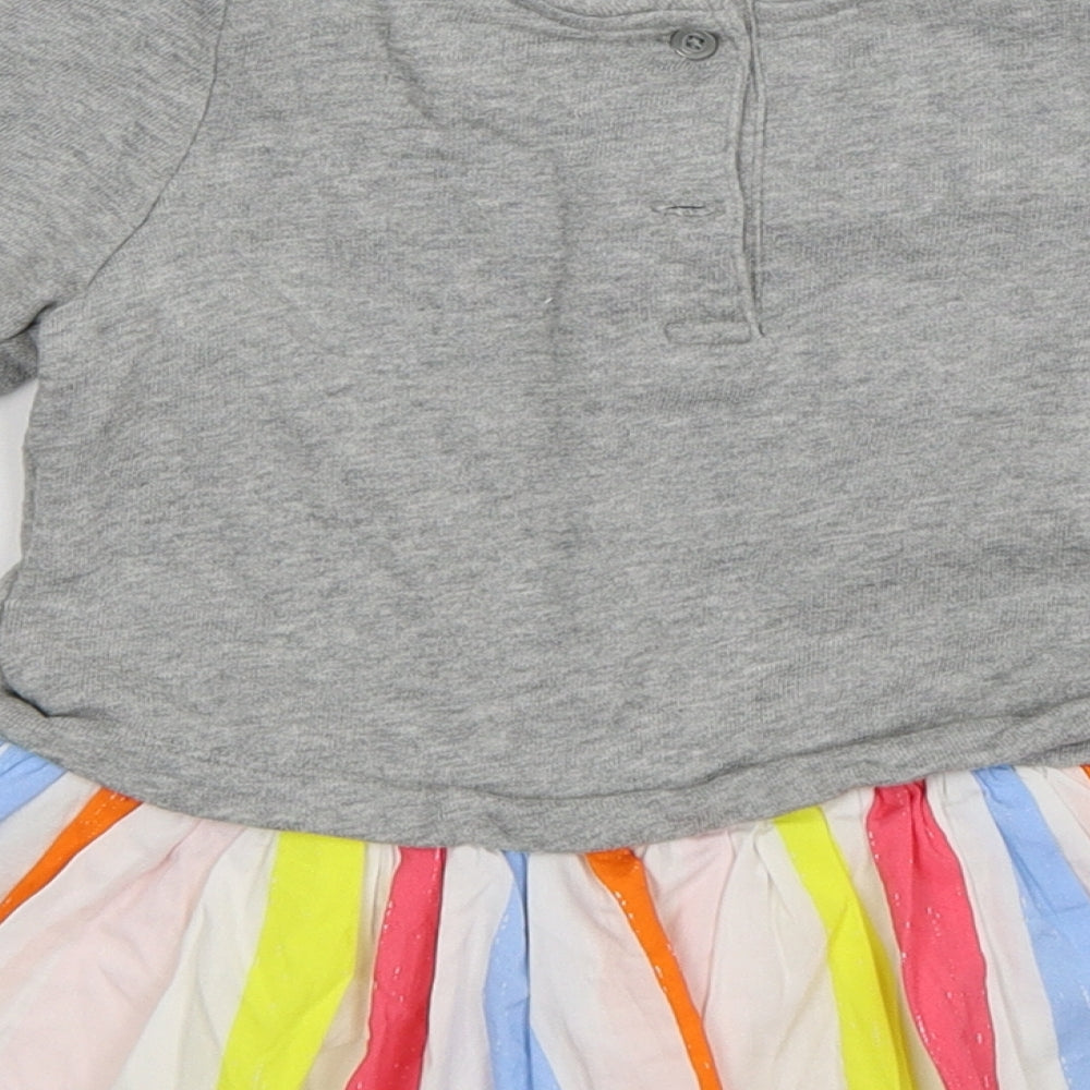 Gap Girls Grey   Fit & Flare  Size 12-18 Months  - Dumbo