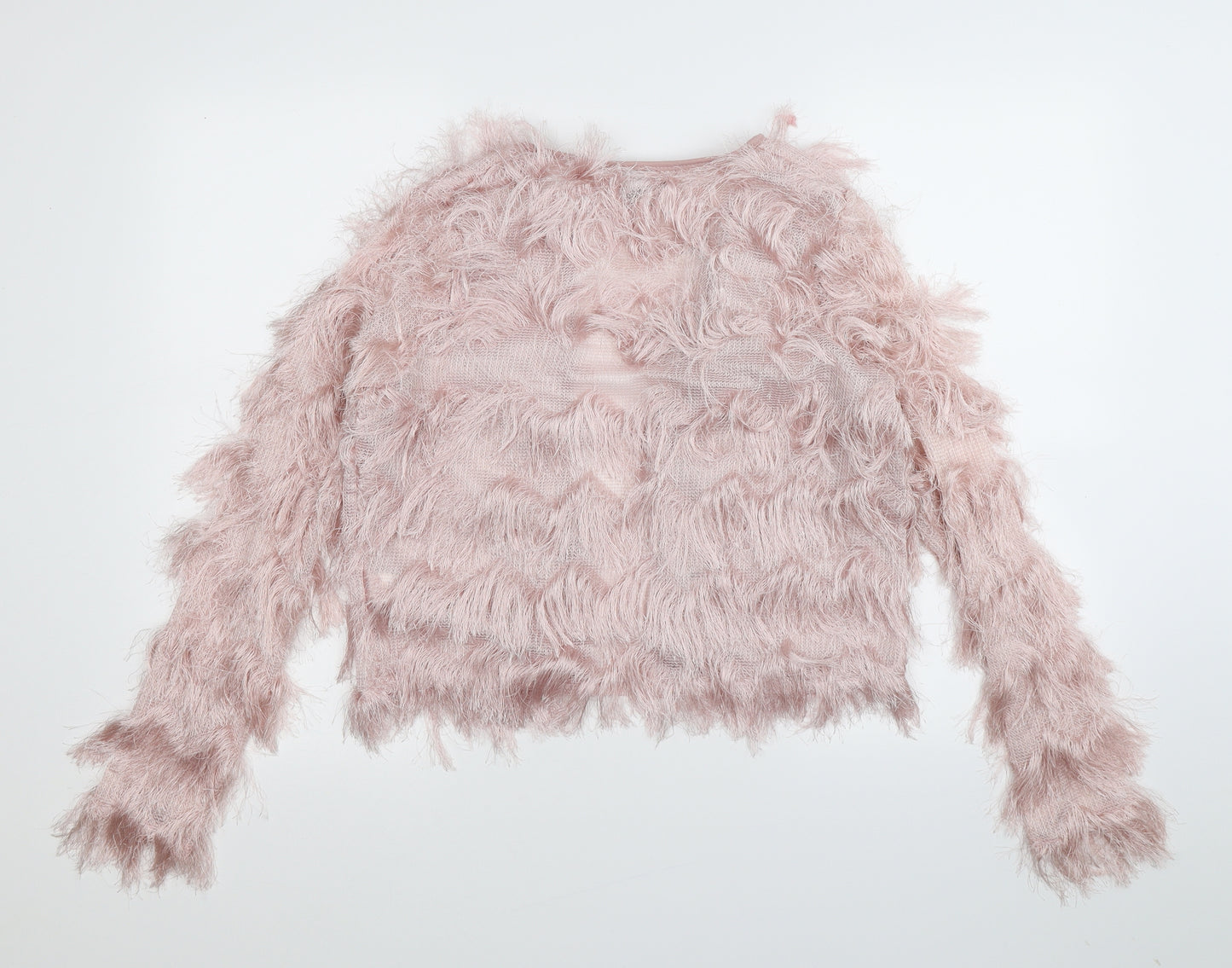 Primark Womens Pink  Knit Cardigan Jumper Size 12