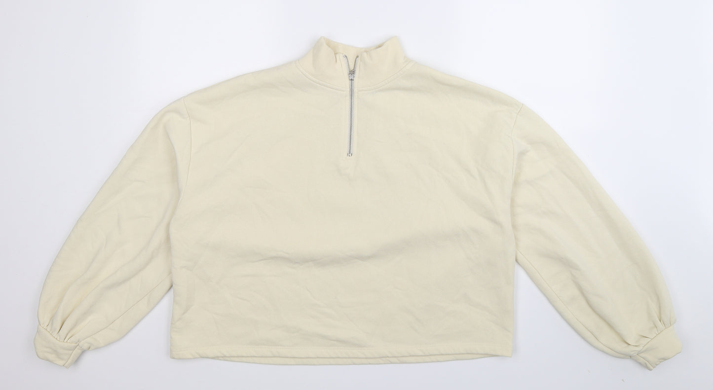 Primark Womens Beige   Pullover Sweatshirt Size 14  - Oversized