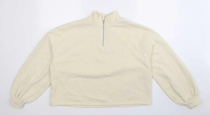 Primark Womens Beige   Pullover Sweatshirt Size 14  - Oversized