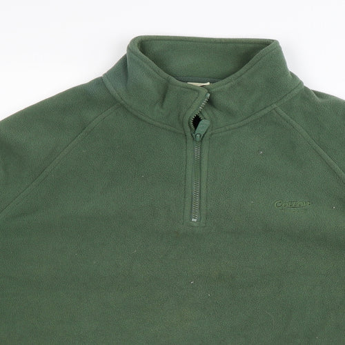 Cotton Traders Mens Green  Fleece Jacket  Size XL