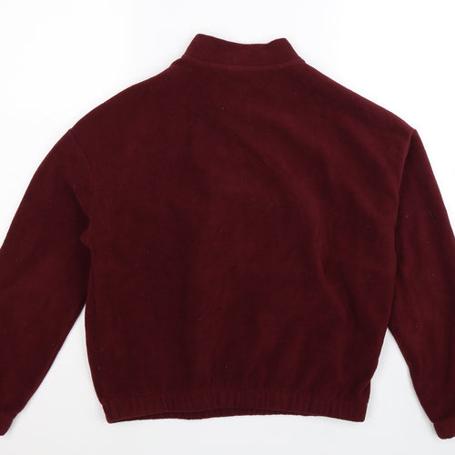 Select Womens Brown  Fleece Jacket  Size S