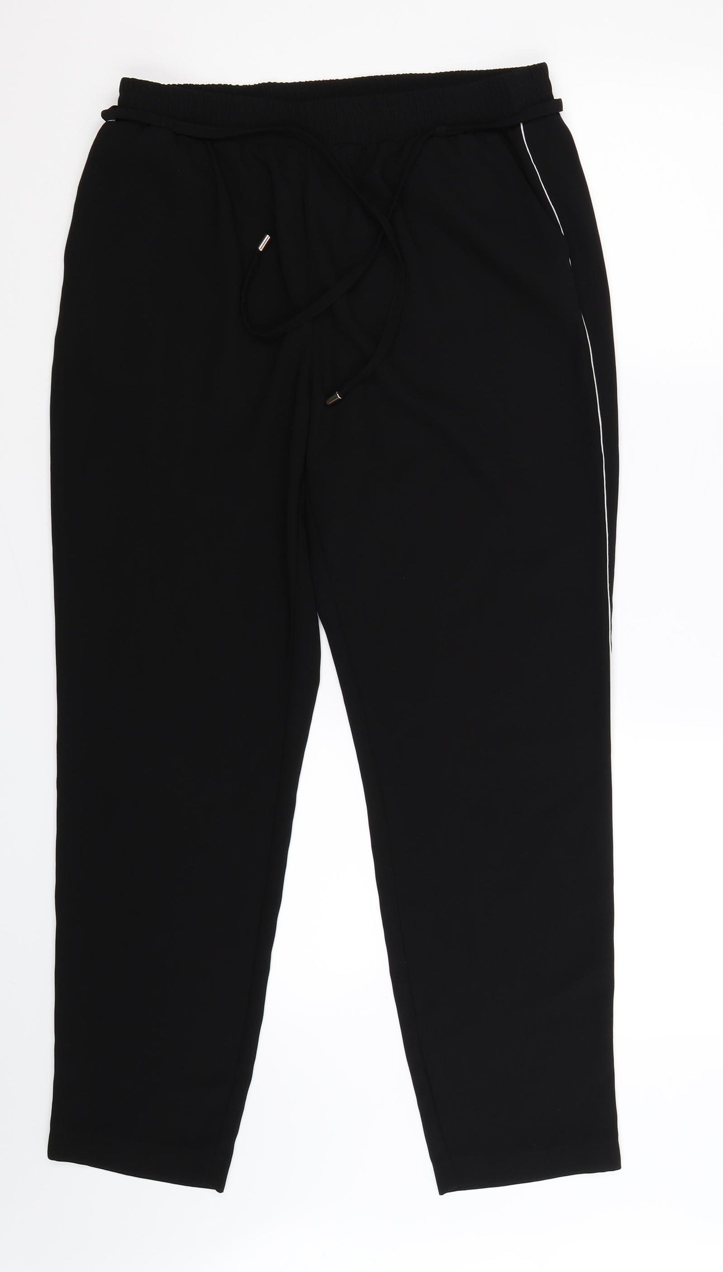 George Womens Black   Trousers  Size 12 L29 in