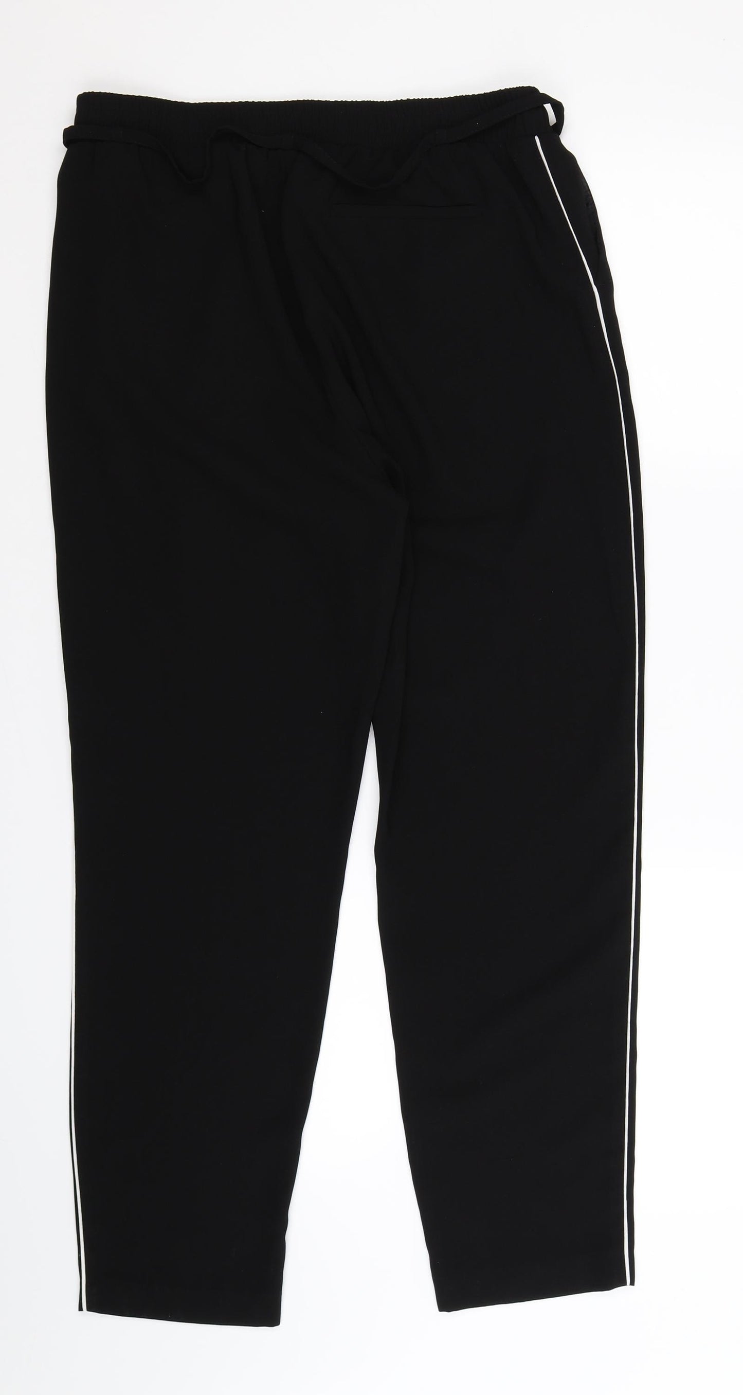George Womens Black   Trousers  Size 12 L29 in