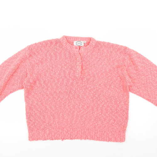 Essentials by Design Womens Pink   Pullover Jumper Size M