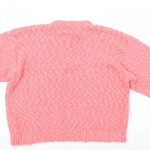 Essentials by Design Womens Pink   Pullover Jumper Size M