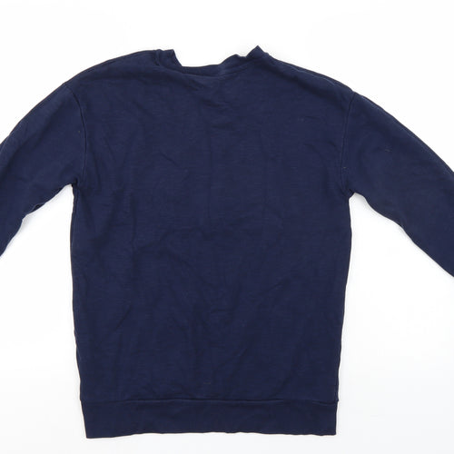 H&M Girls Blue   Pullover Sweatshirt Size 12-13 Years