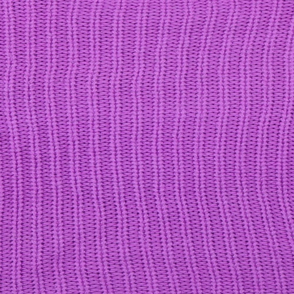 River Island Girls Purple Fair Isle  Pullover Jumper Size 9-10 Years