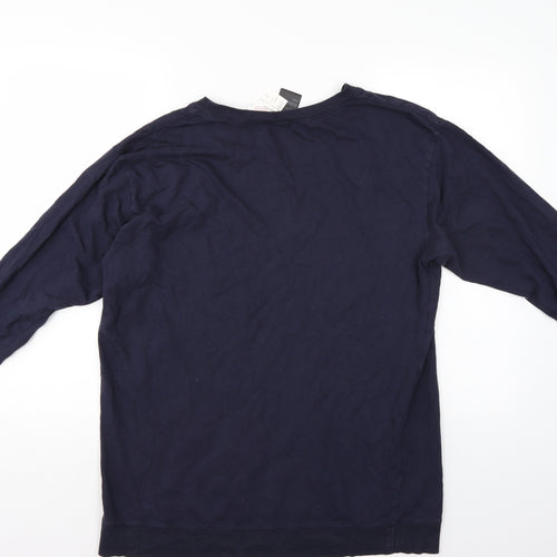 H&M Womens Blue   Pullover Sweatshirt Size M