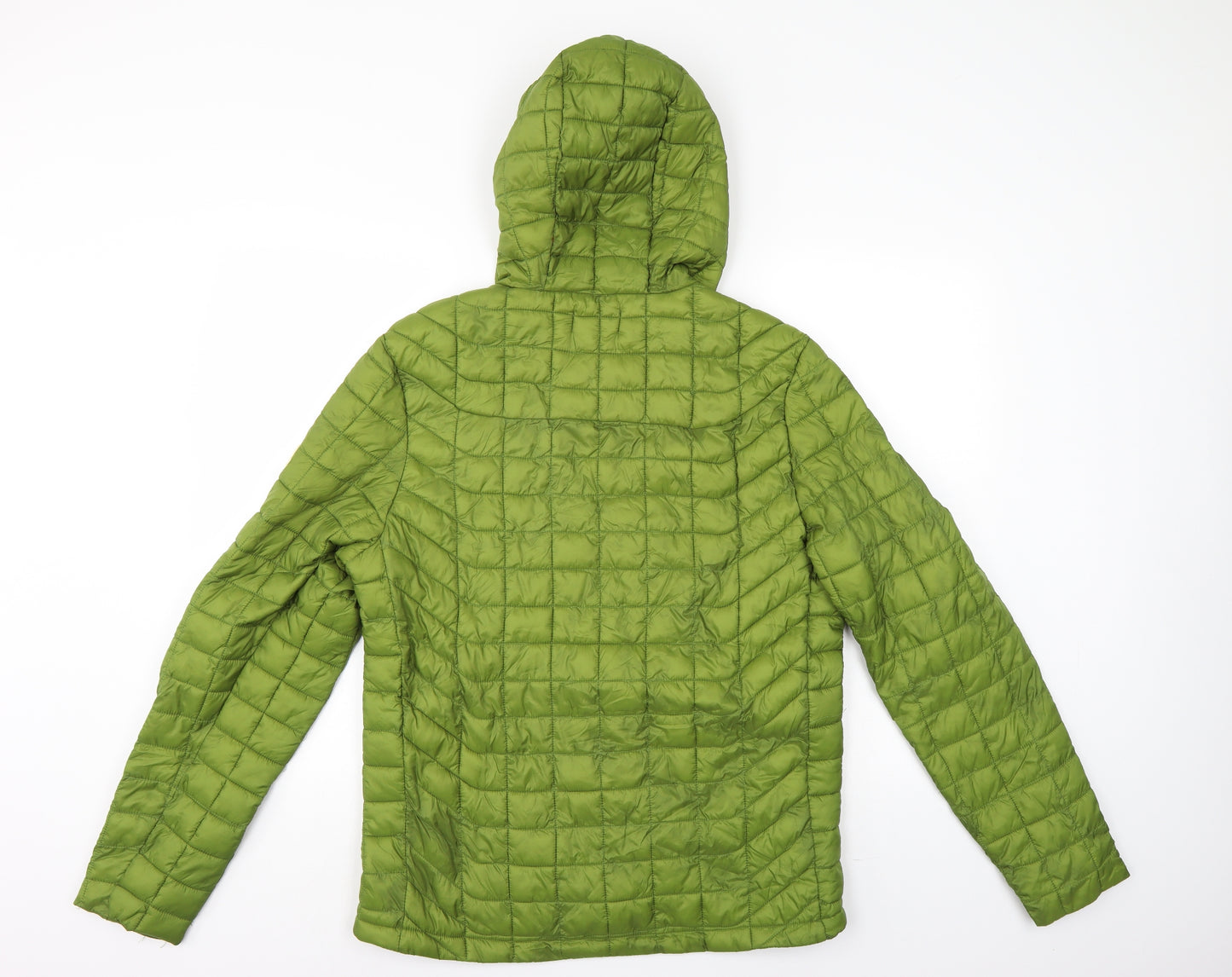 Moncler Womens Green   Quilted Coat Size M